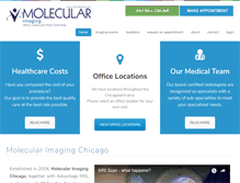 Tablet Screenshot of molecularscans.com